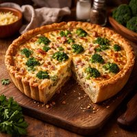 Ham Broccoli Quiche