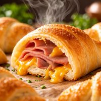 Ham Cheddar Crescents