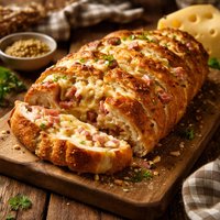 Ham N Cheese Picnic Bread