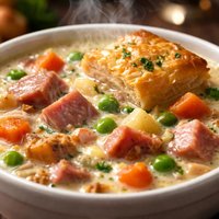 Ham Pot Pie Soup