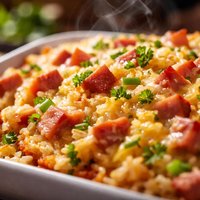 Ham Rice Bake