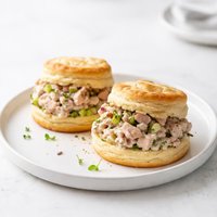 Ham Salad on Biscuits
