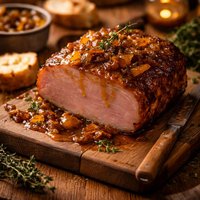 Ham Slice with Rum Marmalade