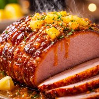Ham with Pineapple Orange Dijon Glaze