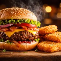 Hamburger and Hash Browns