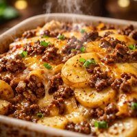 Hamburger and Potato Casserole