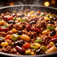 Hamburger and Three Bean Casserole