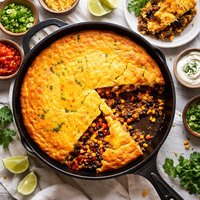 Hamburger Corn Pone Pie