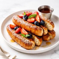 Hamburger Hotdog Bun French Toast