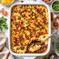 Hamburger Mashed Potato Casserole