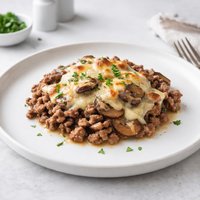 Hamburger Mushroom Bake