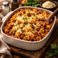Hamburger Noodle Bake