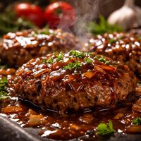 Hamburger Patties Saucy Style
