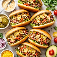 Hamburger Salad Sandwiches