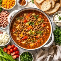 Hamburger Soup Real Comfort Food