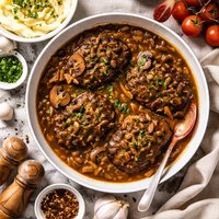 Hamburger Steak and Gravy My Way