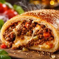 Hamburger Stromboli