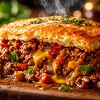 Hamburger Upside Down Pie