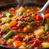 Hamburger Vegetable Soup