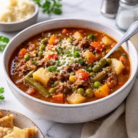 Hamburger Veggie Soup