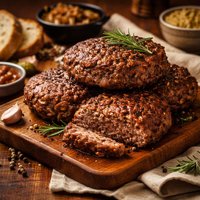 Hamburger Venison Sandwich Meat