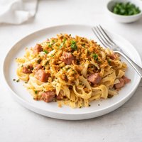 Hamming It Up Noodle N Cabbage Casserole