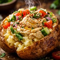 Happy Healthy Hummus Tater