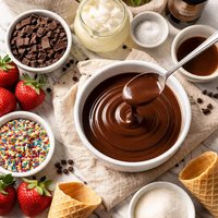 Hard Chocolate Sauce Dairy Queen Style