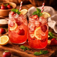 Hard Strawberry Lemonade