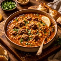 Harira Lamb and Bean Soup