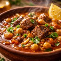 Harira Moroccan Lamb Stew