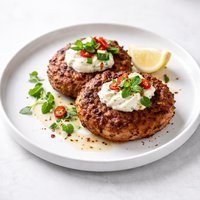 Harissa Pork Patties or Burgers