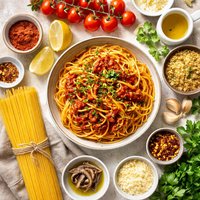 Harissa Spaghettini Recipe