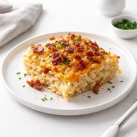 Hash Brown Casserole with Bacon and Cheddar