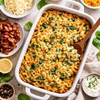 Hash Browns and Spinach Casserole
