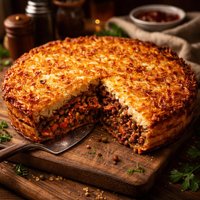 Hash Browns Beef Pie