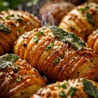 Hasselback Potatoes with Sage and Parmesan