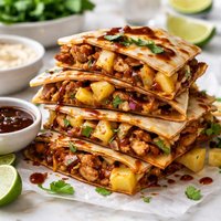 Hawaiian Bbq Chicken Quesadillas