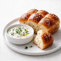 Hawaiian Bread with Dill Dip