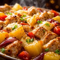 Hawaiian Chicken and Pineapple Casserole