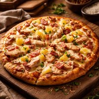 Hawaiian Chicken Cordon Bleu Pizza