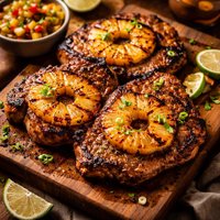 Hawaiian Grilled Pork Chops