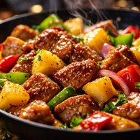 Hawaiian Pork Stir Fry