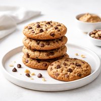 Hazelnut Butter Cookies with Mini Chocolate Chips