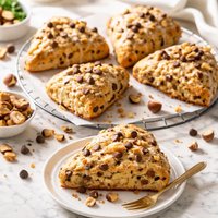 Hazelnut Chip Scones