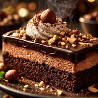 Hazelnut Chocolate Mocha Torte