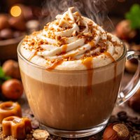Hazelnut Creme Caramel Latte