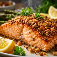Hazelnut Crusted Salmon