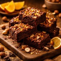 Hazelnut Orange Brownies