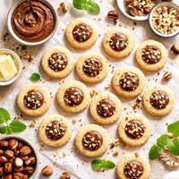 Hazelnut Shortbread Buttons
